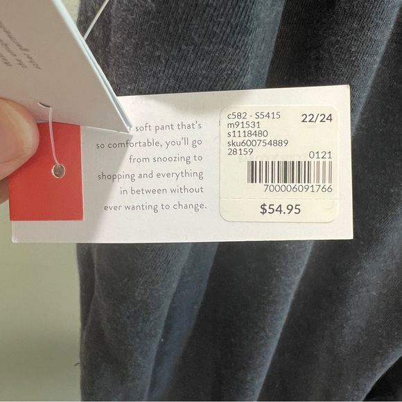 Navy and White Tie-Dye Joggers - Picture 3 of 4